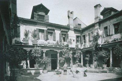 Venetian Courtyard by Italian Photographer